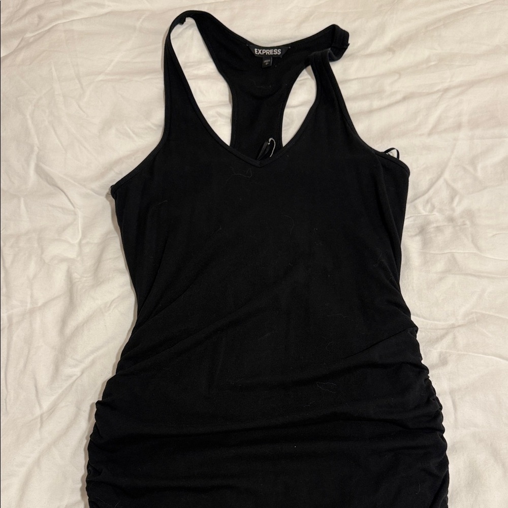 Express Black Women's Ruched Tank Dress • Size S